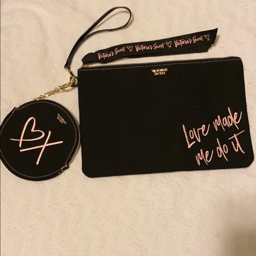 A two piece Victoria’s Secret handbag / small bag